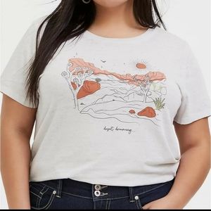 Plus size 1x torrid desert dreaming t-shirt top women's